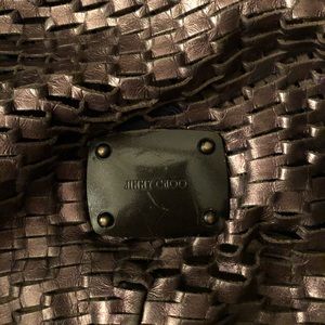 10000% authentic Jimmy Choo Bronze Beach Hobo Bag